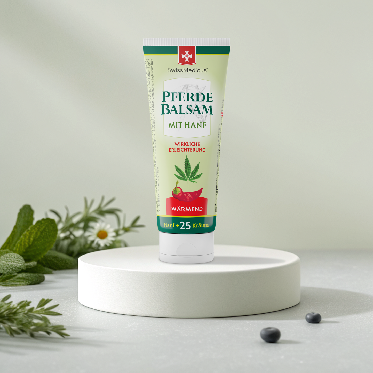 Pferdebalsam au chanvre chaud
