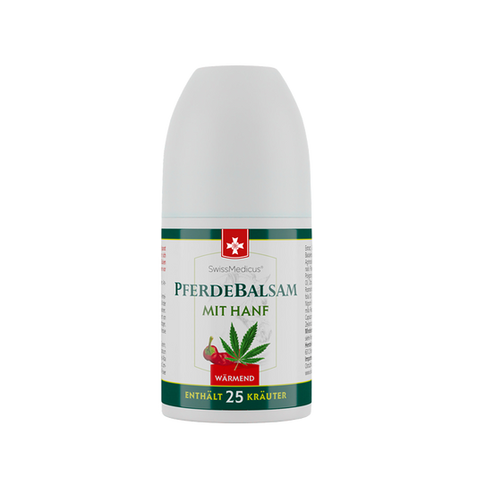 Baume cheval chauffant avec chanvre ROLL-ON