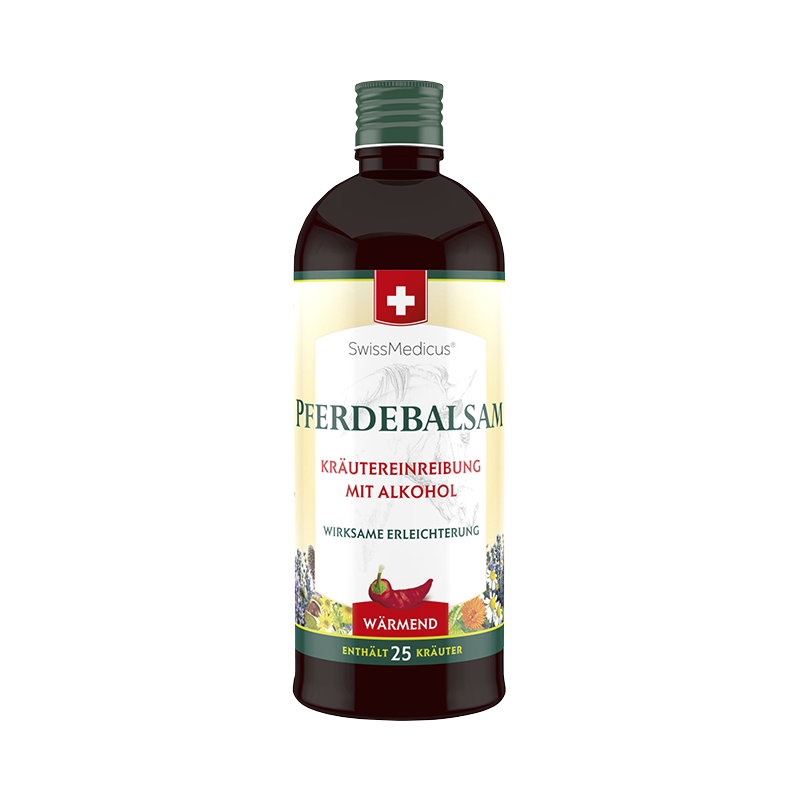 Lotion alcoolisée aux herbes effet chauffant