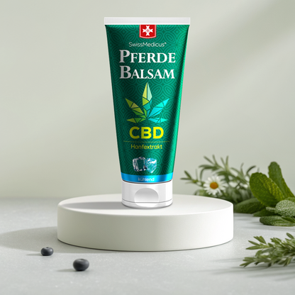 Baume du cheval avec CBD rafraîchissant
