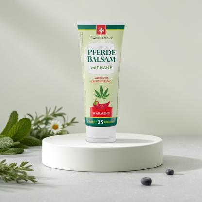Pferdebalsam au chanvre chaud