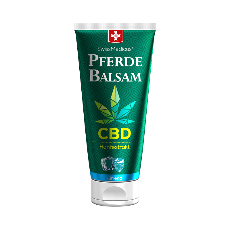 Baume du cheval avec CBD rafraîchissant