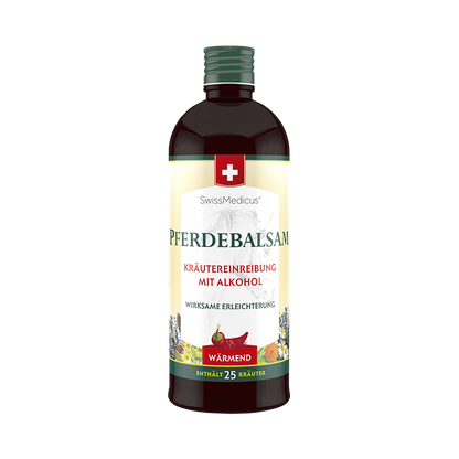Lotion alcoolisée aux herbes effet chauffant